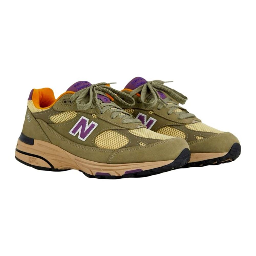 New Balance 993 Olive Leaf/Purple U993OL Men's - Picture 2 of 4